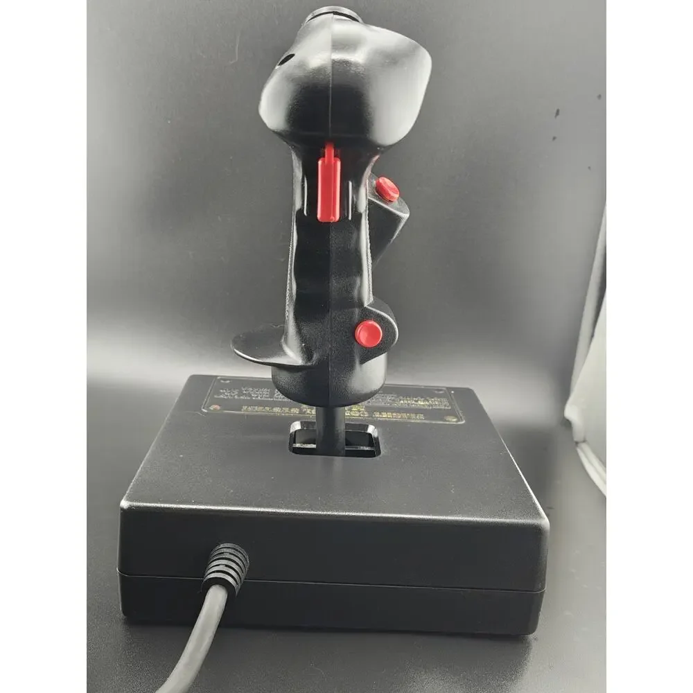 Vintage Thrustmaster Flight Control System Mark I FCS Joystick 15-Pin Gameport